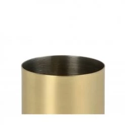 Wadiga Rangements Salle De Bain Porte Brosse à Dents Rond En Acier Inoxydable Doré -Rangements déco Soldes porte brosse a dents rond en acier inoxydable dore 2