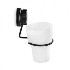 Compactor Rangements Salle De Bain Porte Brosses à  Dents à ventouse 8 X 11 X H.15.5 Cm -Rangements déco Soldes porte brosses a dents a ventouse 8 x 11 x h 15 5 cm 2