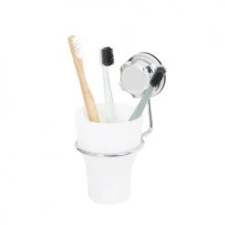 Compactor Rangements Salle De Bain Porte Brosses à  Dents à ventouse 8 X 11 X H.15.5 Cm -Rangements déco Soldes porte brosses a dents a ventouse 8 x 11 x h 15 5 cm 9