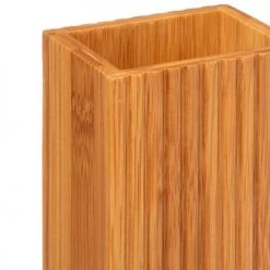 Five Simply Smart Rangements Salle De Bain Porte Brosses à Dents Bambou - 8.4x6.6x12.6cm -Rangements déco Soldes porte brosses a dents bambou 8 4x6 6x12 6cm 2