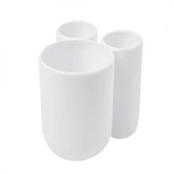 Umbra Rangements Salle De Bain Porte Brosses à Dents Touch Pvc Blanc -Rangements déco Soldes porte brosses a dents touch pvc blanc 3