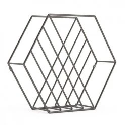 Umbra Porte-revues Et Caisses Porte Magazines Zina Métal Gris -Rangements déco Soldes porte magazines zina metal gris 2