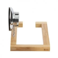 Compactor Rangements Salle De Bain Porte-papier Toilette à Ventouse En Bambou -Rangements déco Soldes porte papier toilette a ventouse en bambou 3