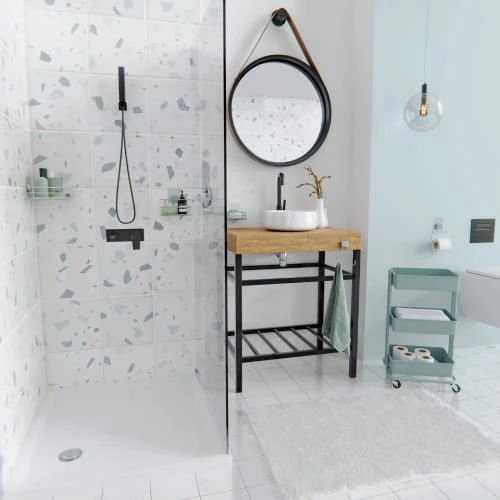 Compactor Rangements Salle De Bain Porte Papier-toilette Auto-adhésif 13x9,5xH9cm 8 Compactor Rangements Salle De Bain Porte Papier-toilette Auto-adhésif 13x9,5xH9cm – Image 6