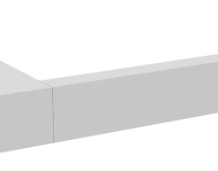 Allibert Rangements Salle De Bain Porte-papier WC Blanc Mat à Fixer