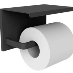 Allibert Rangements Salle De Bain Porte-papier Wc Noir -Rangements déco Soldes porte papier wc noir 2