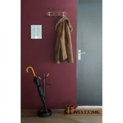 Present Time Boîtes Porte Parapluies En Acier Et Bois H74cm -Rangements déco Soldes porte parapluies en acier et bois h74cm 2