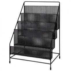 Maisons Du Monde Porte-revues Et Caisses Porte-revues 4 étagères En Métal Noir