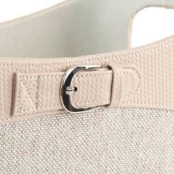 Wadiga Porte-revues Et Caisses Porte-revues à Poser En Similicuir Et Lin Beige -Rangements déco Soldes porte revues a poser en similicuir et lin beige 2