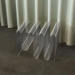 AYTM Porte-revues Et Caisses Porte Revues Argent 40x30x30cm -Rangements déco Soldes porte revues argent 40x30x30cm 2