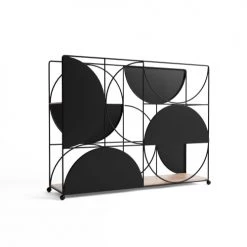 Potiron Paris Porte-revues Et Caisses Porte-revues En Bois Et Métal Noir -Rangements déco Soldes porte revues en bois et metal noir 2