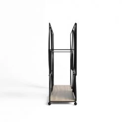 Potiron Paris Porte-revues Et Caisses Porte-revues En Bois Et Métal Noir -Rangements déco Soldes porte revues en bois et metal noir 3