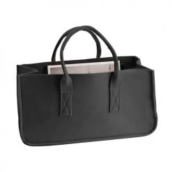 Present Time Porte-revues Et Caisses Porte Revues En Feutrine Noire