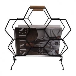 Present Time Porte-revues Et Caisses Porte Revues En Métal Noir