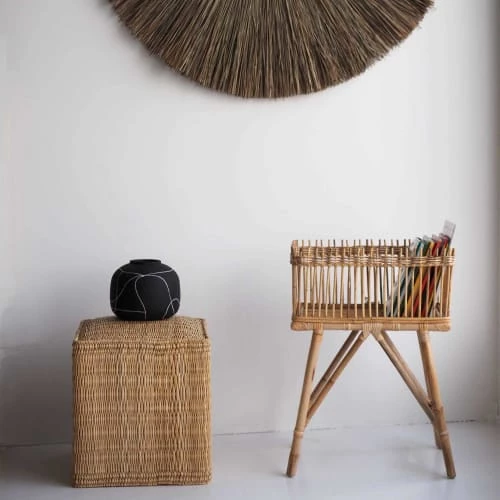 HYDILE Porte-revues Et Caisses Porte - Revues En Rotin 4 HYDILE Porte-revues Et Caisses Porte - Revues En Rotin – Image 2