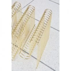 AYTM Porte-revues Et Caisses Porte Revues Laiton 40x30x30cm -Rangements déco Soldes porte revues laiton 40x30x30cm 3