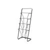 Wadiga Porte-revues Et Caisses Porte Revues Présentoir Métal Noir à Poser -Rangements déco Soldes porte revues presentoir metal noir a poser