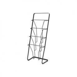 Wadiga Porte-revues Et Caisses Porte Revues Présentoir Métal Noir à Poser