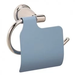 Rossignol Rangements Salle De Bain Porte-rouleau PH En Métal Bleu Clair