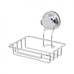 Compactor Rangements Salle De Bain Porte-savon à ventouse 13.2 X 13.2 X H.10 Cm