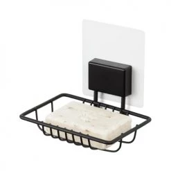 Compactor Rangements Salle De Bain Porte-savon Auto-adhésif 11,5 X 9,5 X H.10 Cm -Rangements déco Soldes porte savon auto adhesif 11 5 x 9 5 x h 10 cm 3