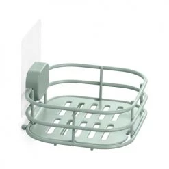 Compactor Rangements Salle De Bain Porte-savon Auto-adhésif 14x12,5xH10cm -Rangements déco Soldes porte savon auto adhesif 14x12 5xh10cm 3