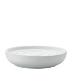 Zone Denmark Rangements Salle De Bain Porte Savon En Porcelaine Gris -Rangements déco Soldes porte savon blanc