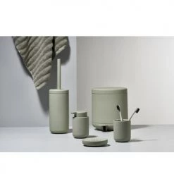 Zone Denmark Rangements Salle De Bain Porte-savon En Argile Vert Pistache -Rangements déco Soldes porte savon en argile vert pistache 6