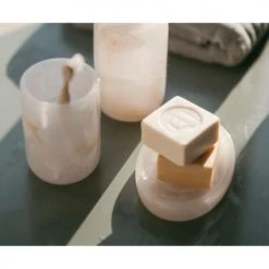 Wadiga Rangements Salle De Bain Porte Savon Polyrésine Effet Nacre 10x14x2,5cm -Rangements déco Soldes porte savon polyresine effet nacre 10x14x2 5cm 2