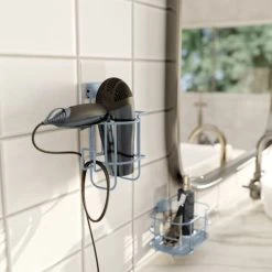 Compactor Rangements Salle De Bain Porte Sèche-cheveux Auto-adhésif 17x13,5xH26cm 11 Compactor Rangements Salle De Bain Porte Sèche-cheveux Auto-adhésif 17x13,5xH26cm -Rangements déco Soldes porte seche cheveux auto adhesif 17x13 5xh26cm 3