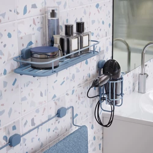 Compactor Rangements Salle De Bain Porte Sèche-cheveux Auto-adhésif 17x13,5xH26cm 8 Compactor Rangements Salle De Bain Porte Sèche-cheveux Auto-adhésif 17x13,5xH26cm – Image 6