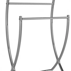 Allibert Rangements Salle De Bain Porte-serviette 3 Barres Chrome Brillant H90cm