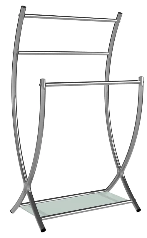 Allibert Rangements Salle De Bain Porte-serviette 3 Barres Chrome Brillant H90cm 3 Allibert Rangements Salle De Bain Porte-serviette 3 Barres Chrome Brillant H90cm