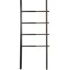 Umbra Rangements Salle De Bain Porte Serviette échelle Extensible Noir/noyer -Rangements déco Soldes porte serviette echelle extensible noir noyer