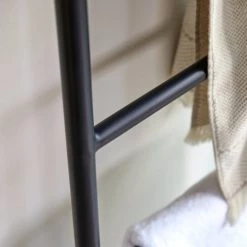 Tikamoon Rangements Salle De Bain Porte Serviette En Métal Avec Miroir -Rangements déco Soldes porte serviette en metal avec miroir 2