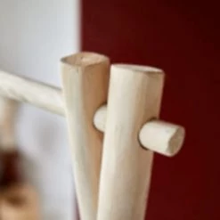 Tikamoon Rangements Salle De Bain Porte Serviette En Teck Massif -Rangements déco Soldes porte serviette en teck massif 13