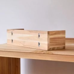 Tikamoon Rangements Salle De Bain Porte Serviette Mural En Teck Massif 60 Cm -Rangements déco Soldes porte serviette mural en teck massif 60 cm 3