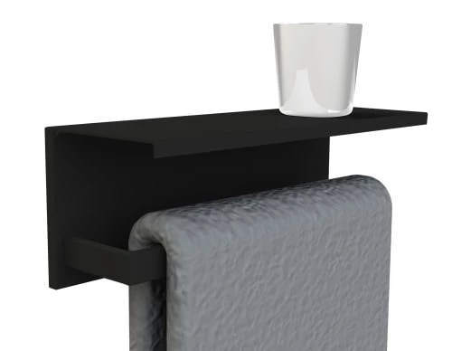 Allibert Rangements Salle De Bain Porte-serviette Noir 4 Allibert Rangements Salle De Bain Porte-serviette Noir – Image 2