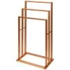 Wadiga Rangements Salle De Bain Porte Serviette Sur Pied En Bambou 3 Bras - 40x24x82cm 1 Wadiga Rangements Salle De Bain Porte Serviette Sur Pied En Bambou 3 Bras - 40x24x82cm -Rangements déco Soldes porte serviette sur pied en bambou 3 bras 40x24x82cm
