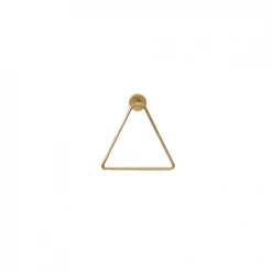 Passage Vernet Rangements Salle De Bain Porte Serviette Triangle En Laiton Or