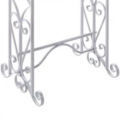 Beliani Rangements Salle De Bain Porte-serviettes 27 X 90 Cm Gris -Rangements déco Soldes porte serviettes 27 x 90 cm gris 4