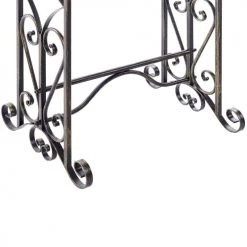 Beliani Rangements Salle De Bain Porte-serviettes 27 X 90 Cm Noir -Rangements déco Soldes porte serviettes 27 x 90 cm noir 4