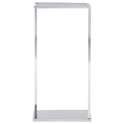 Beliani Rangements Salle De Bain Porte-serviettes 42 X 83 Cm Argenté 5 Beliani Rangements Salle De Bain Porte-serviettes 42 X 83 Cm Argenté – Image 3