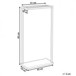 Beliani Rangements Salle De Bain Porte-serviettes 42 X 83 Cm Argenté 13 Beliani Rangements Salle De Bain Porte-serviettes 42 X 83 Cm Argenté -Rangements déco Soldes porte serviettes 42 x 83 cm argente 5