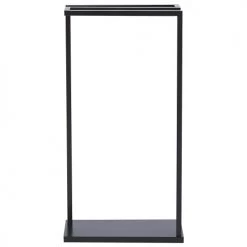 Beliani Rangements Salle De Bain Porte-serviettes 42 X 83 Cm Noir -Rangements déco Soldes porte serviettes 42 x 83 cm noir 2