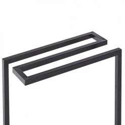 Beliani Rangements Salle De Bain Porte-serviettes 42 X 83 Cm Noir -Rangements déco Soldes porte serviettes 42 x 83 cm noir 3