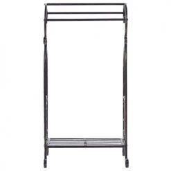 Beliani Rangements Salle De Bain Porte-serviettes 49 X 91 Cm Noir -Rangements déco Soldes porte serviettes 49 x 91 cm noir 2