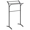 Beliani Rangements Salle De Bain Porte-serviettes 51 X 91 Cm Noir -Rangements déco Soldes porte serviettes 51 x 91 cm noir
