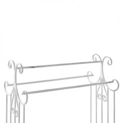 Beliani Rangements Salle De Bain Porte-serviettes 60 X 90 Cm Blanc -Rangements déco Soldes porte serviettes 60 x 90 cm blanc 3