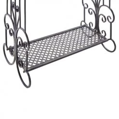 Beliani Rangements Salle De Bain Porte-serviettes 60 X 90 Cm Noir -Rangements déco Soldes porte serviettes 60 x 90 cm noir 4